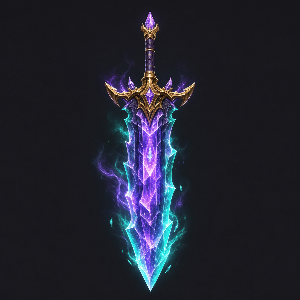 Arcane Crystal Sword