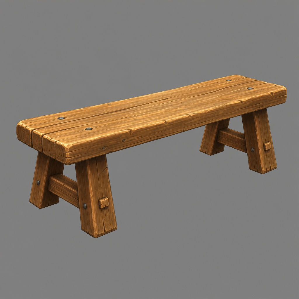 Wooden Bench