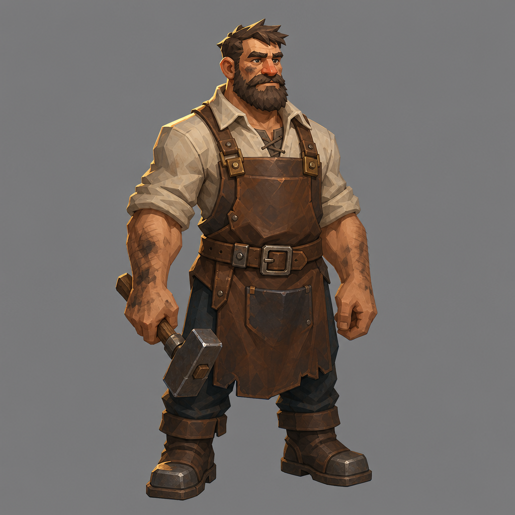 Blacksmith Figure