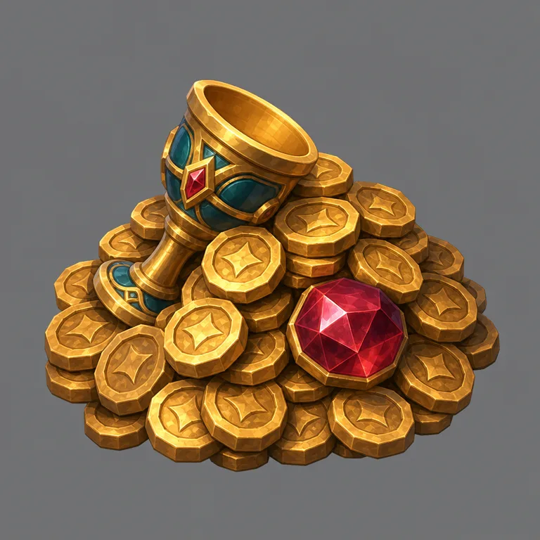 Gold Hoard Pile
