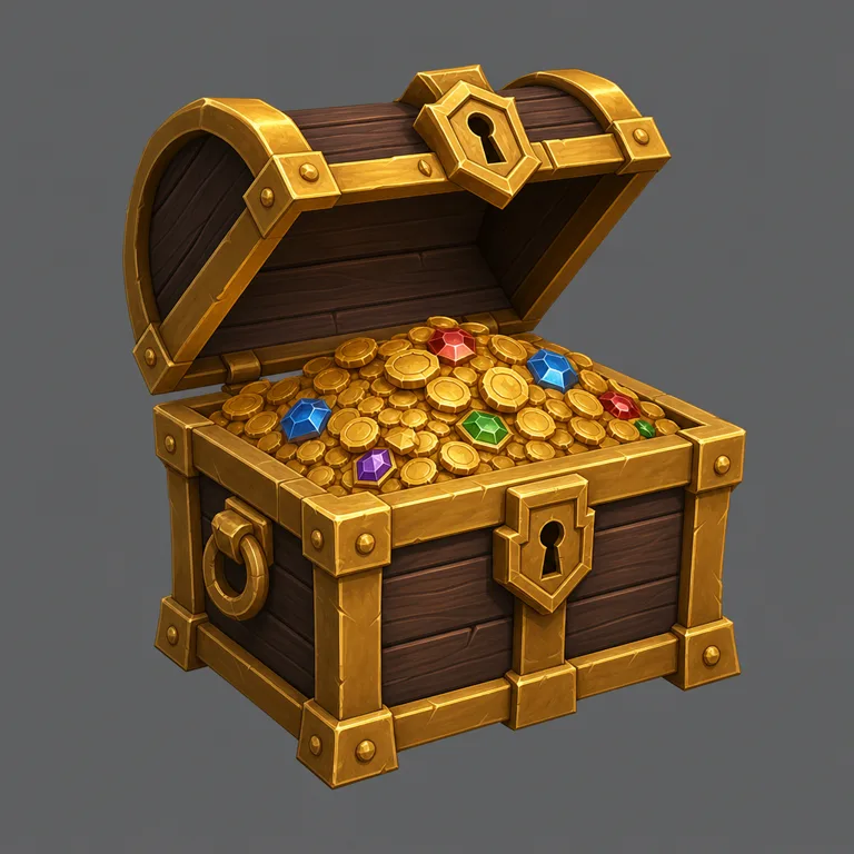 Open Chest of Gold