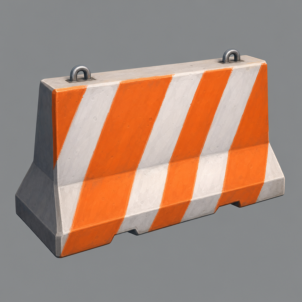 Concrete Jersey Barrier